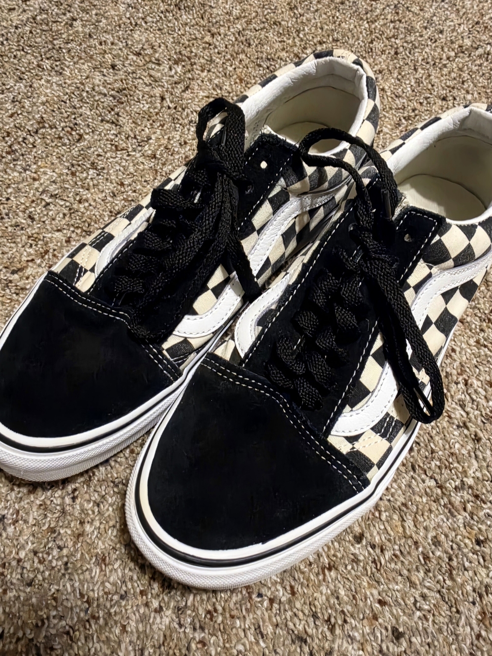 Vans 'Old Skool' Sneakers - Black/White Checkerboard